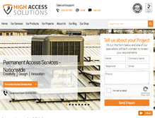 Tablet Screenshot of highaccesssolutions.co.uk